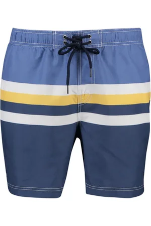 Baileys Blauw geel gestreept zwemshort