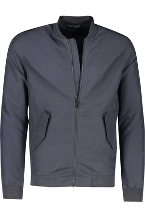 Elvine Zomerjas navy normale fit effen rits