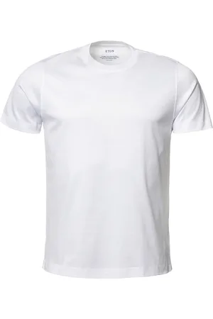 Eton Katoenen Filo di Scozia T-shirt slim fit
