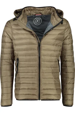 Reset Zomerjas effen rits normale fit afneembare capuchon