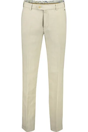 Meyer Linnen katoenen pantalon modern fit Bonn
