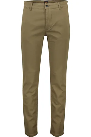HUGO BOSS Boss Orange chino slim fit effen katoen en elastaan