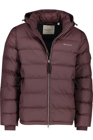 GANT Paarse winterjas normale fit polyester
