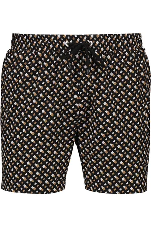 HUGO BOSS BOSS black zwembroek geprint