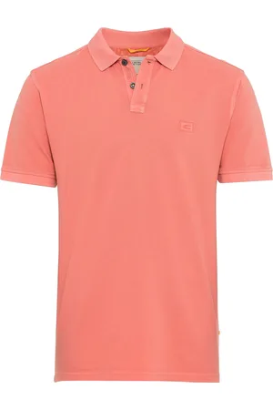 Camel Active Polo wijde fit effen 100% katoen