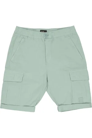 Butcher of Blue Korte broek katoen normale fit