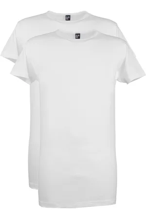 Alan Red T-shirt KM ml 7 effen katoen Derby 2 pack