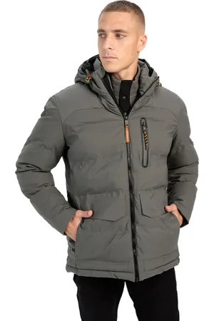 Camel Active Tussenjas effen capuchon polyester