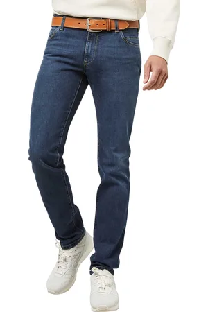 Meyer 5-pocket denim jeans effen