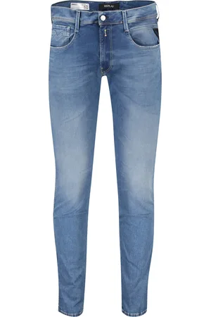 Replay Pantalon effen katoen