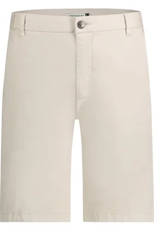 State of art Witte effen korte broek katoen