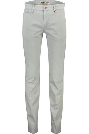 Mac Denim katoenen chino effen