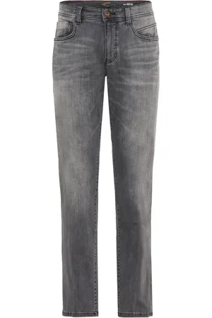 Camel Active Grijze broek 5-pocket Houston normale fit