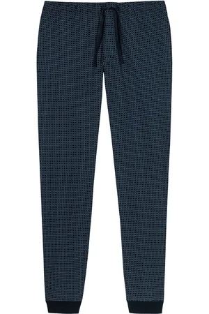Schiesser Mix&Relax pyjamabroek navy ruit