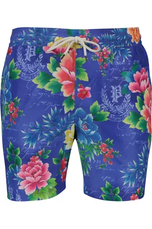 Ralph Lauren Zwemshort multicolor bloemen met touwsluiting