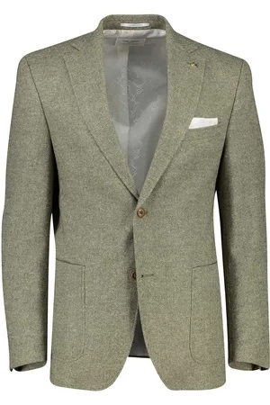 Carl Gross Concept Green colbert Tedrick geprint wol normale fit