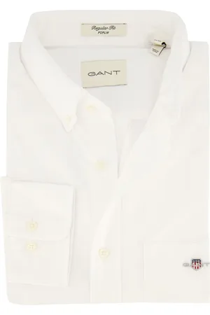 GANT Casual overhemd Regular fit effen met borstzak