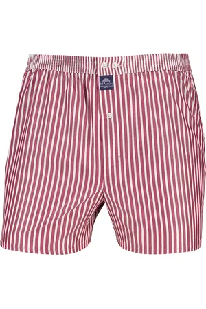 McAlson Boxershort wit gestreept katoen