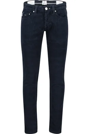 sartoria tramarossa Katoenen pantalon effen slim fit