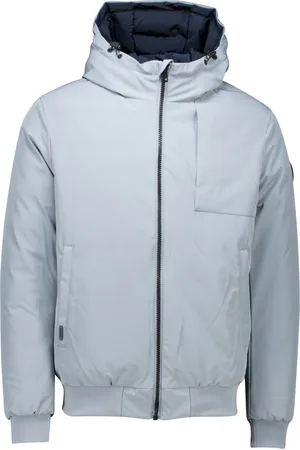 Airforce Winterjas blauw reversible padding lining