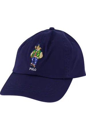 Ralph Lauren Pet donkerblauw katoen beer opdruk