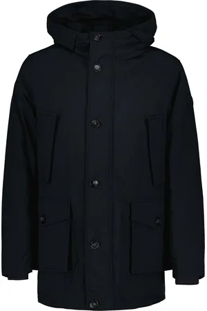Airforce Winterjas slim fit effen rits + knoop