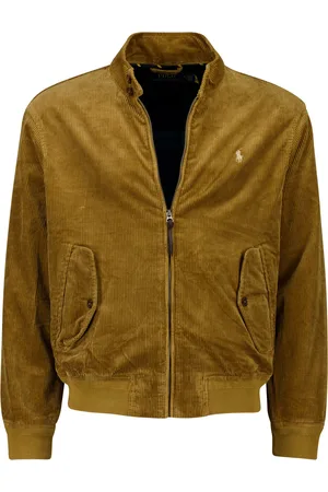 Ralph Lauren Tussenjas normale fit katoen ribstof