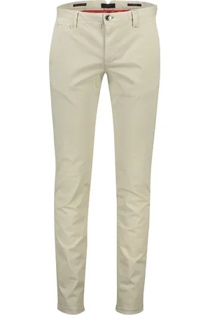 Alberto Katoenen beige chino Rob slim fit