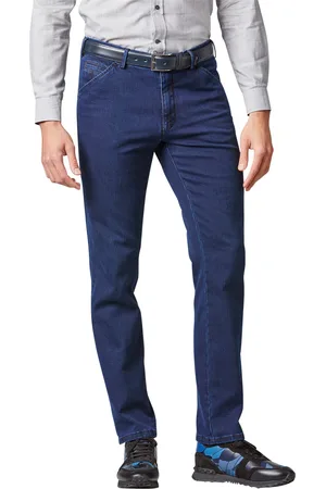 Meyer Jeans Chicago effen katoen normale fit