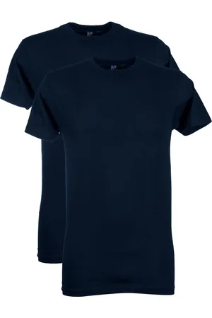 Alan Red T-shirt effen katoen 2-pack