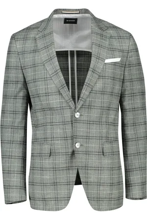 HUGO BOSS Colbert slim fit geruit met zakje