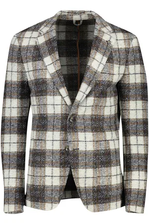 Cavallaro Napoli Colbert slim fit geruit