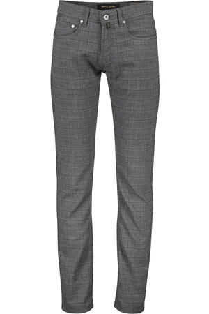 Pierre Cardin 5-pocket Lyon geruit