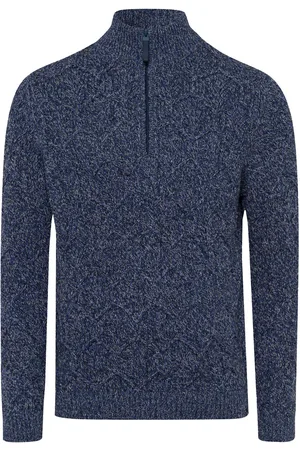 Brax Trui half zip effen