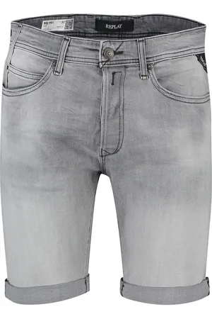Replay Korte broek effen katoen