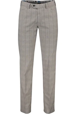 Meyer Katoenen broek met ruit patroon Chicago
