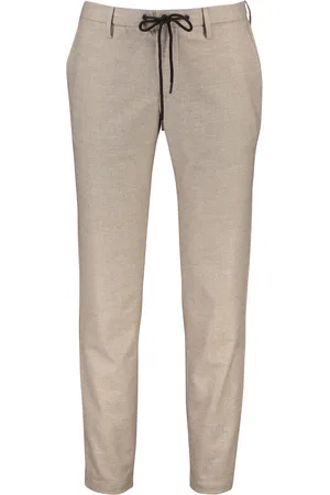 Alberto Katoenen elastische band broek