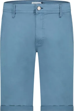State of art Katoenen korte broek effen wijde fit