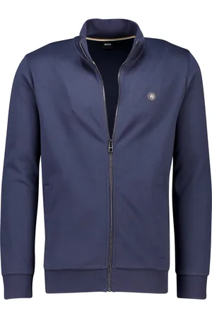 HUGO BOSS Vest Boss Black Siza effen normale fit katoen