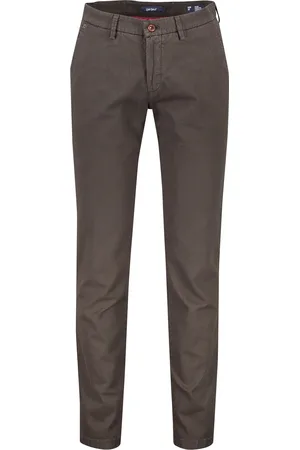 Atelier Gardeur Chino Savage Slim Fit effen katoen