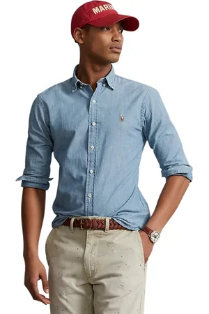 Ralph Lauren Ralph Lauren jeans overhemd Slim Fit midblue denim
