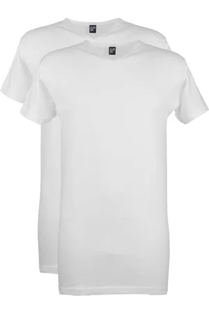 Alan Red T-shirt KM ml 7 effen katoen 2-pack