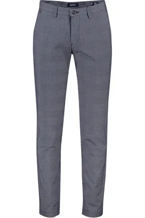 Atelier Gardeur Broek chino geruit Savage