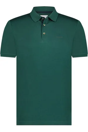 State of art Polo wijde fit korte mouw 3-knoops