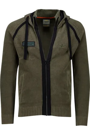 Aeronautica Militare Vest effen gebreid katoen