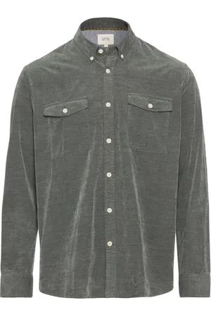 Camel Active Trendy overshirt effen wijde fit borstzakken