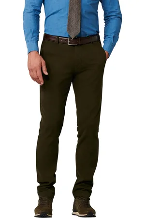 Meyer Katoenen broek effen katoen Bonn zonder omslag