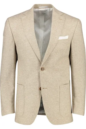 Carl Gross Concept green colbert effen wol normale fit