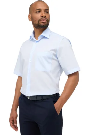 ETERNA Katoenen overhemd korte mouw Comfort Fit