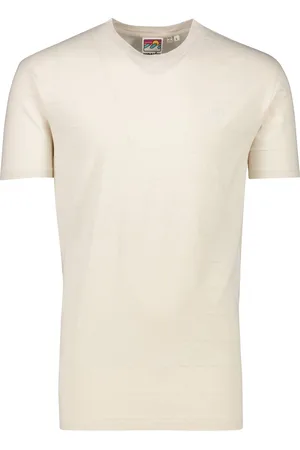 Superdry T-shirt ecru structuur strepen